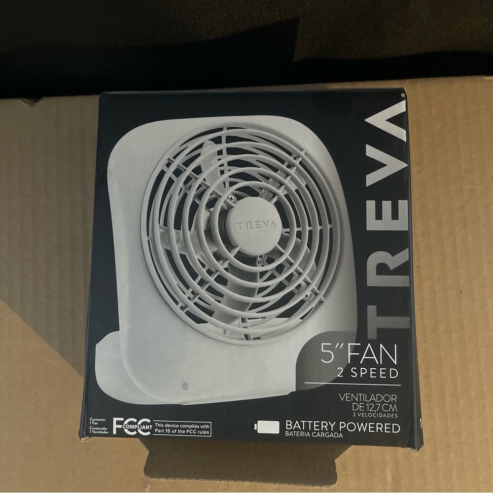 Treva white fan